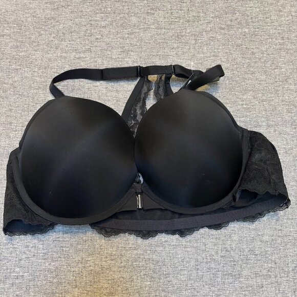 Torrid XO Plunge Push-Up Front-Close Bra, 44D - Picture 3 of 9